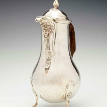 Cafetière, argent ciselé ❤️ 